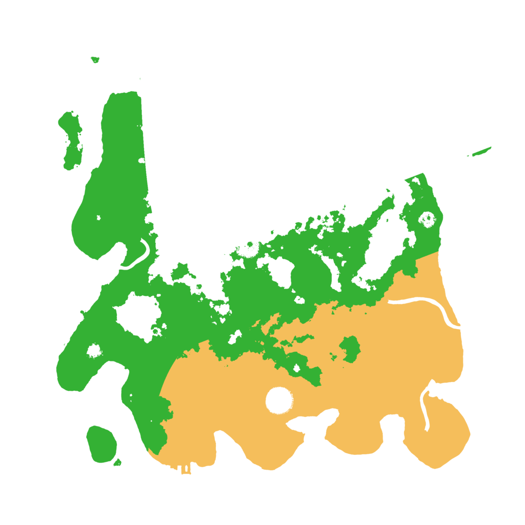 Biome Rust Map: Procedural Map, Size: 3400, Seed: 800813