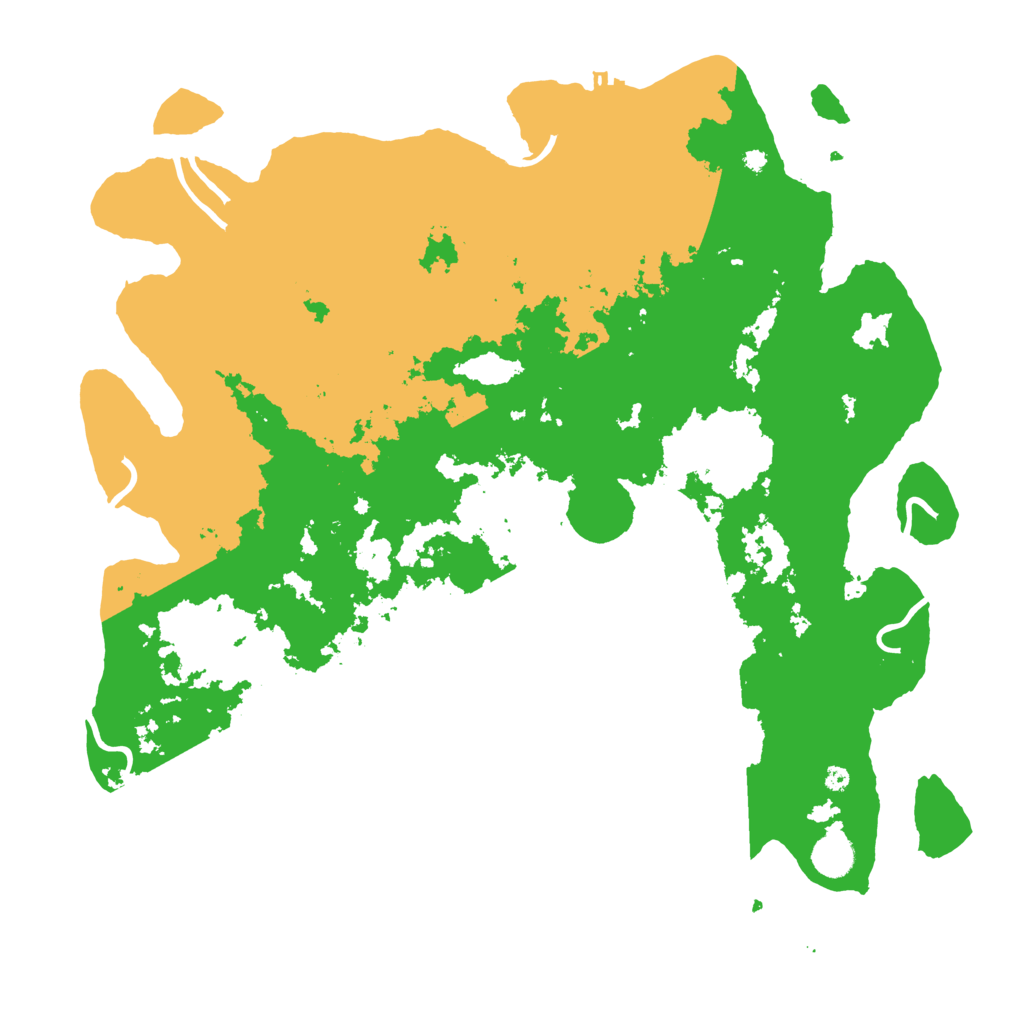 Biome Rust Map: Procedural Map, Size: 4250, Seed: 2075405200