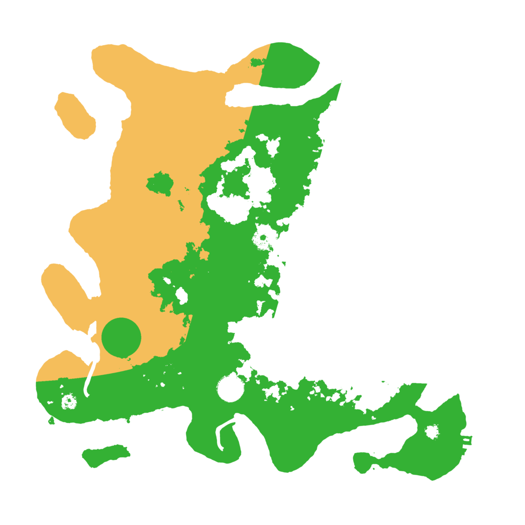 Biome Rust Map: Procedural Map, Size: 3500, Seed: 2035256560