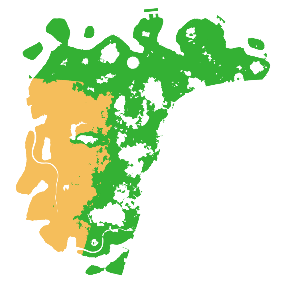 Biome Rust Map: Procedural Map, Size: 4250, Seed: 2105720301