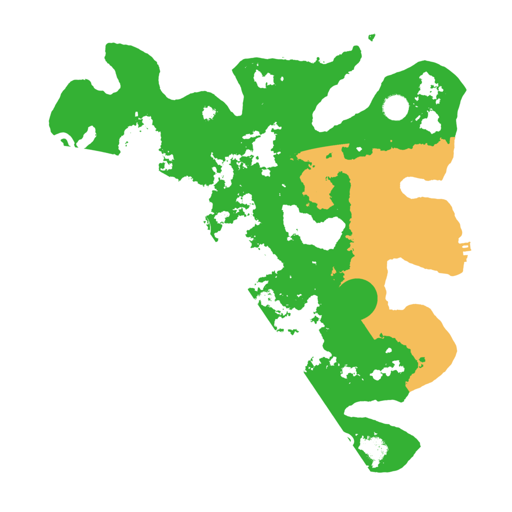 Biome Rust Map: Procedural Map, Size: 3500, Seed: 31131