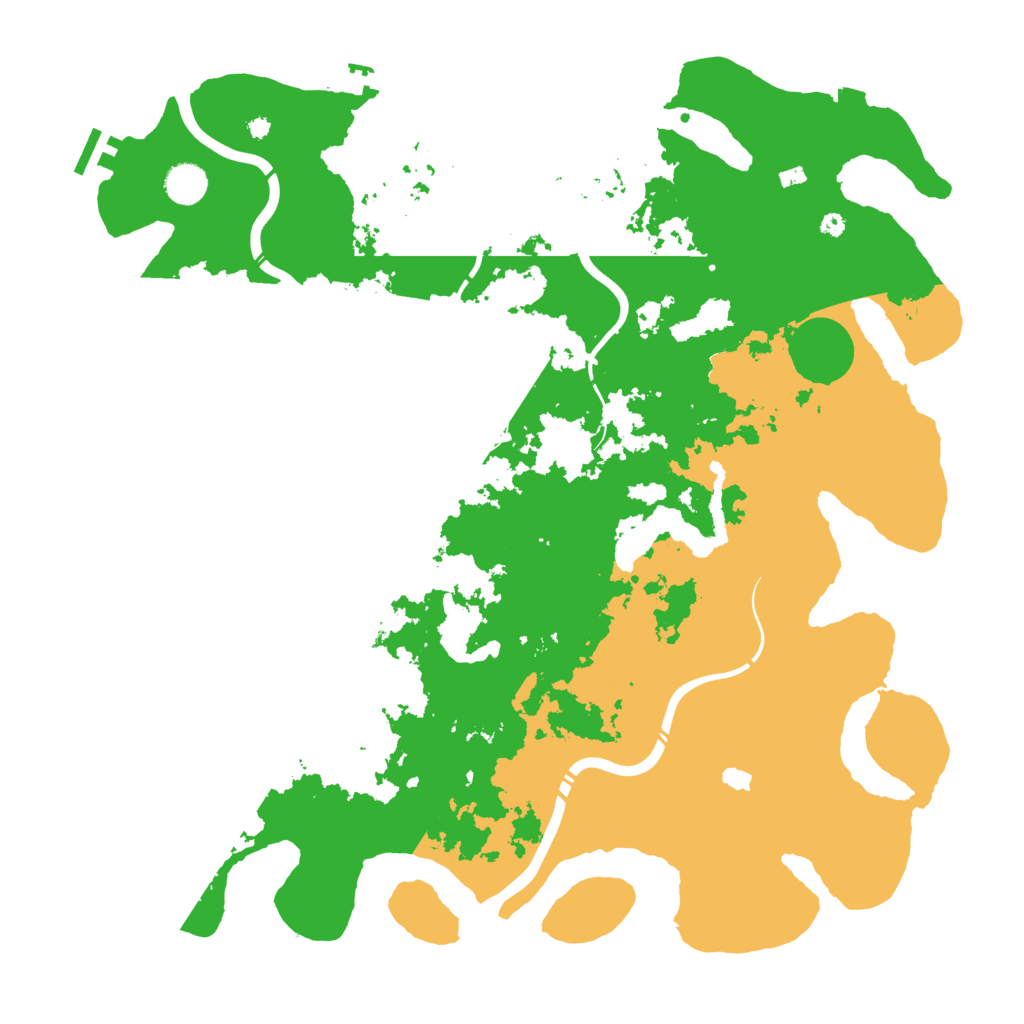 Biome Rust Map: Procedural Map, Size: 4300, Seed: 928465244