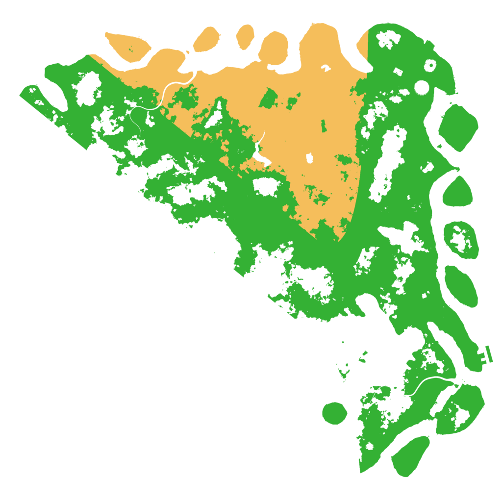 Biome Rust Map: Procedural Map, Size: 6000, Seed: 1726712846