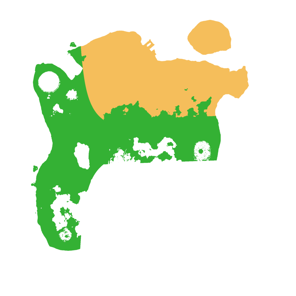 Biome Rust Map: Procedural Map, Size: 2500, Seed: 221561208