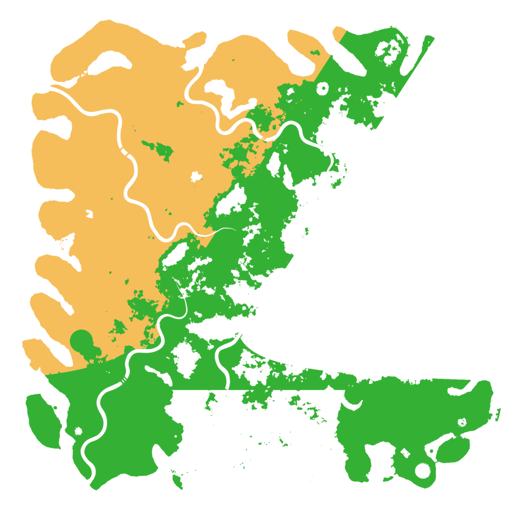 Biome Rust Map: Procedural Map, Size: 6000, Seed: 2346234
