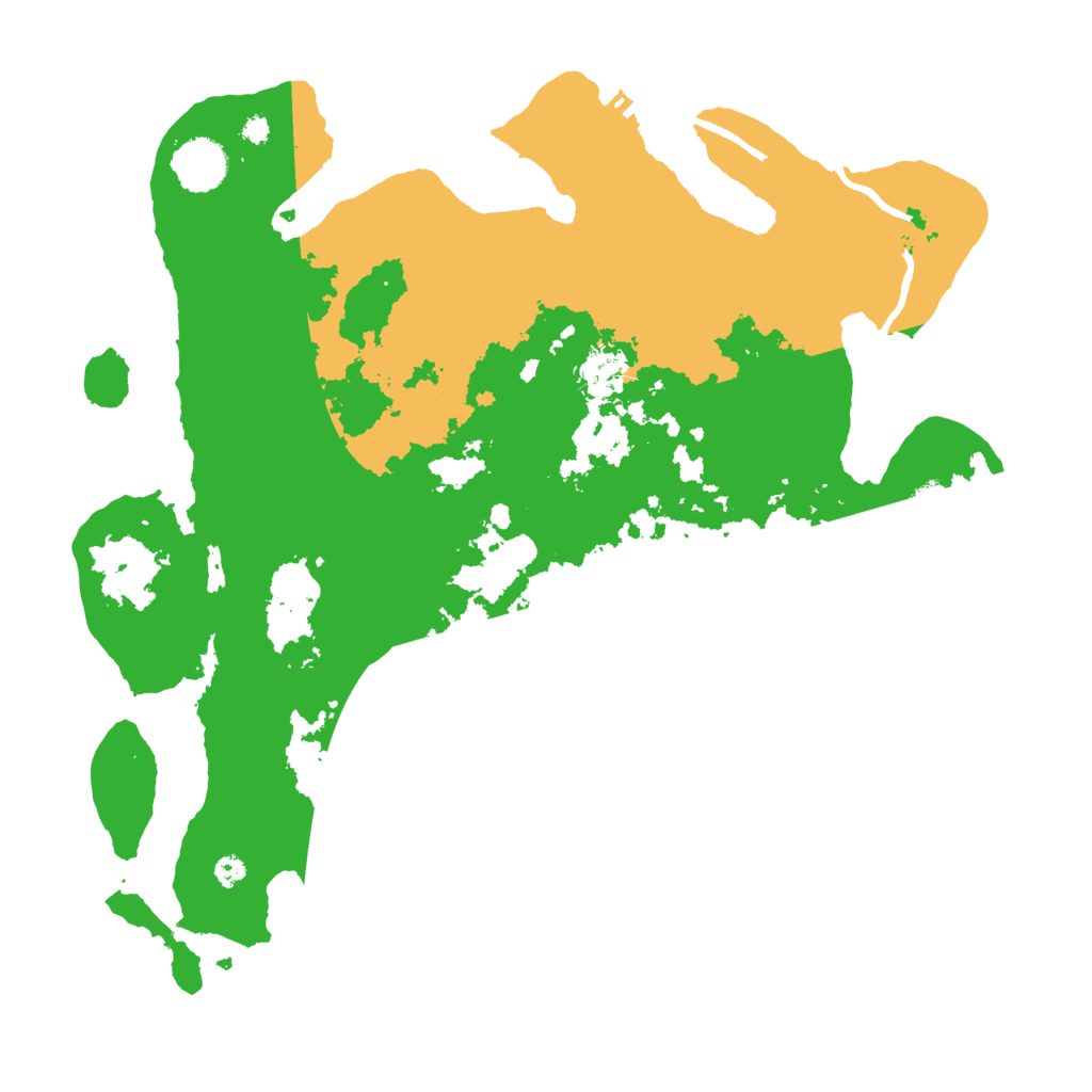 Biome Rust Map: Procedural Map, Size: 3700, Seed: 700416