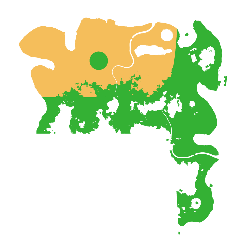 Biome Rust Map: Procedural Map, Size: 3500, Seed: 20816069