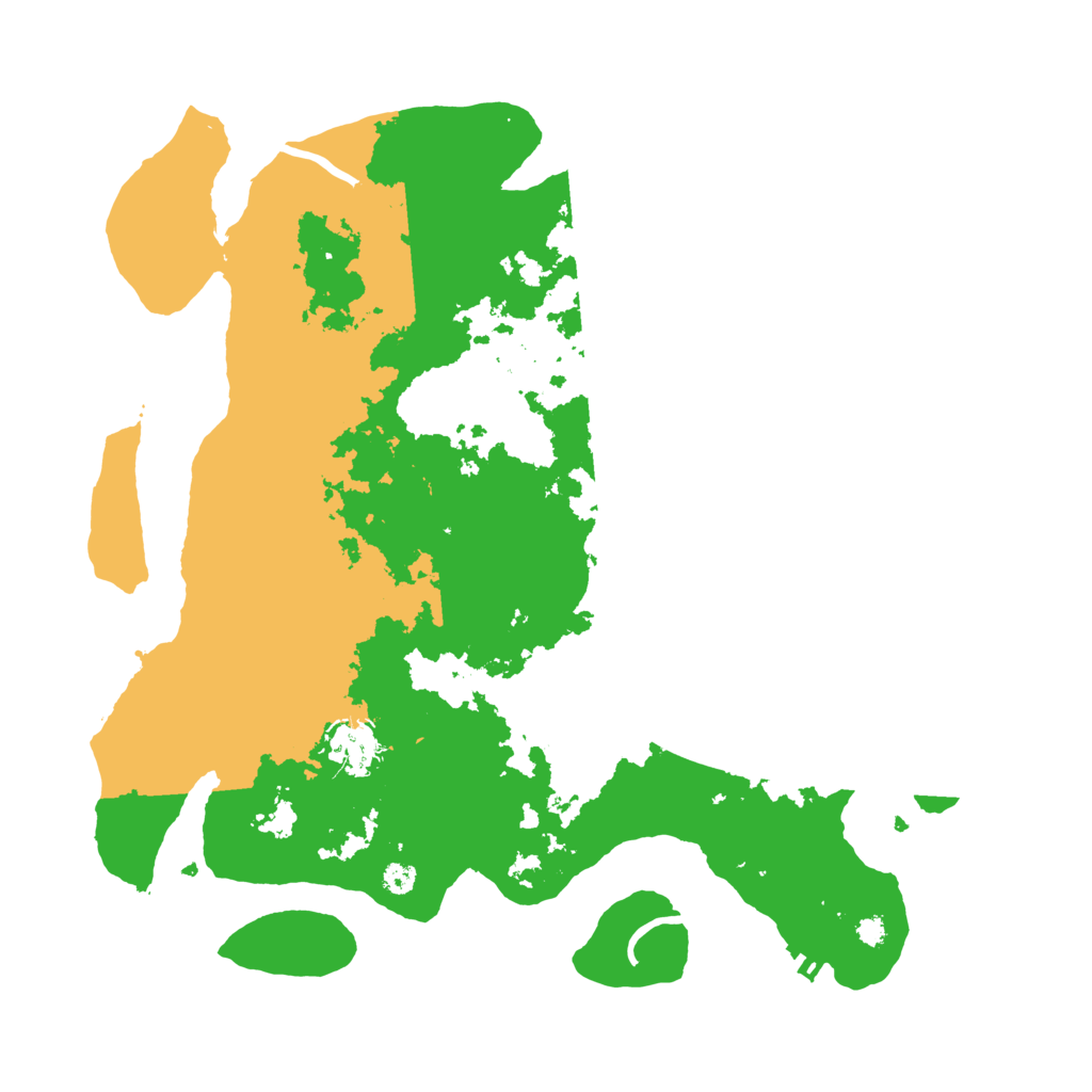 Biome Rust Map: Procedural Map, Size: 3500, Seed: 1436960922