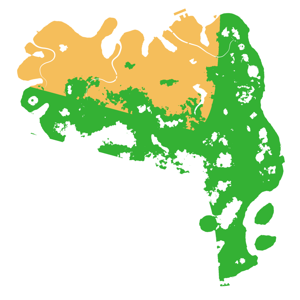 Biome Rust Map: Procedural Map, Size: 4800, Seed: 1755036507