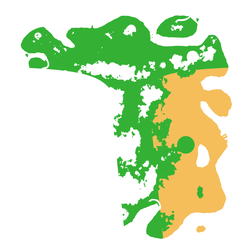 Biome Rust Map: Procedural Map, Size: 3800, Seed: 734159