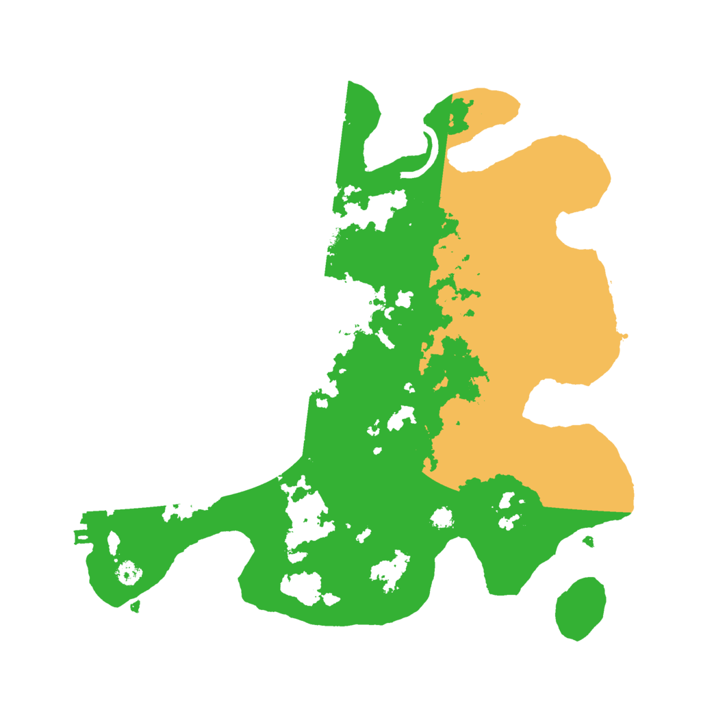 Biome Rust Map: Procedural Map, Size: 3000, Seed: 4053