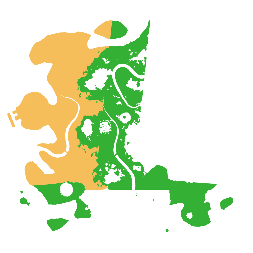 Biome Rust Map: Procedural Map, Size: 3500, Seed: 1701162