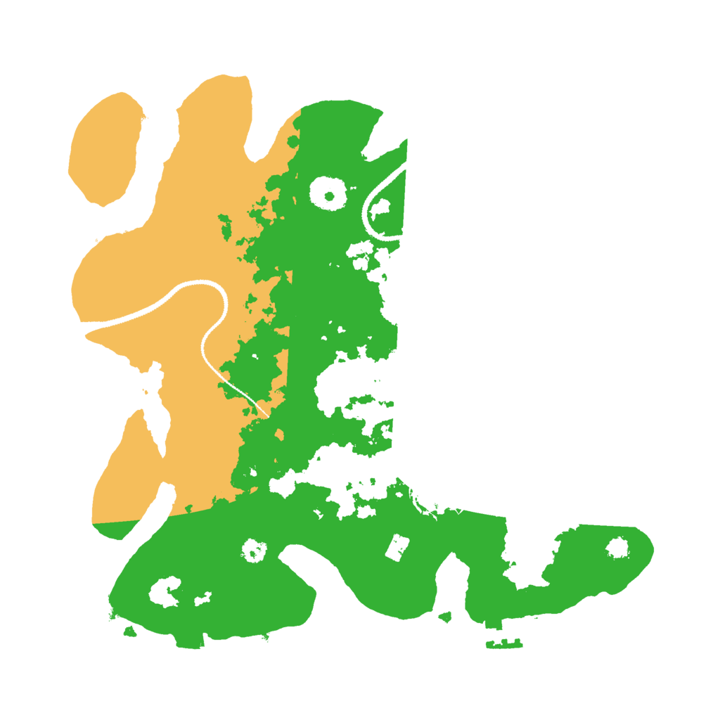 Biome Rust Map: Procedural Map, Size: 3000, Seed: 375209832
