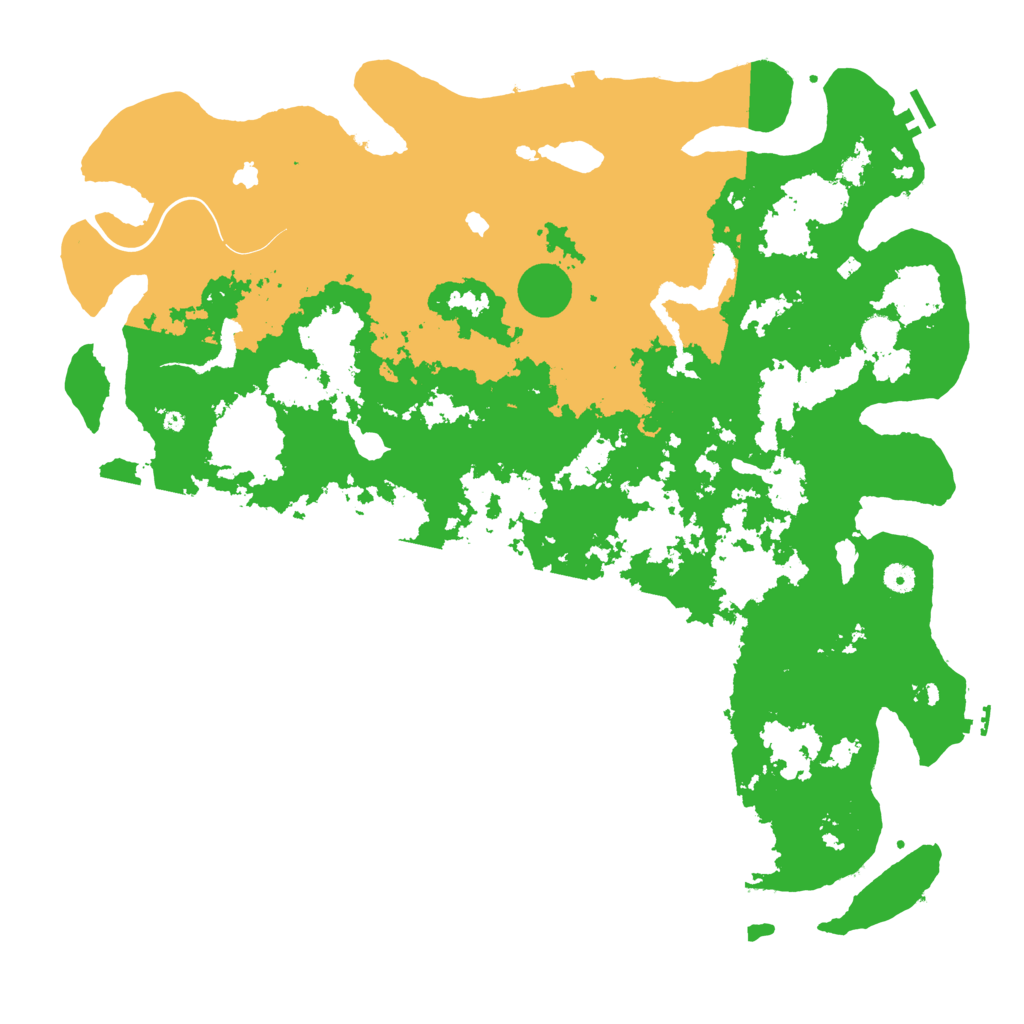 Biome Rust Map: Procedural Map, Size: 5000, Seed: 67554227