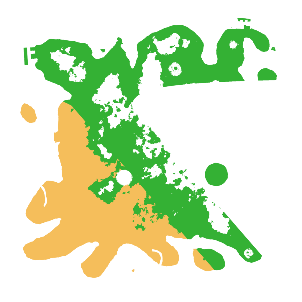 Biome Rust Map: Procedural Map, Size: 3500, Seed: 96067667