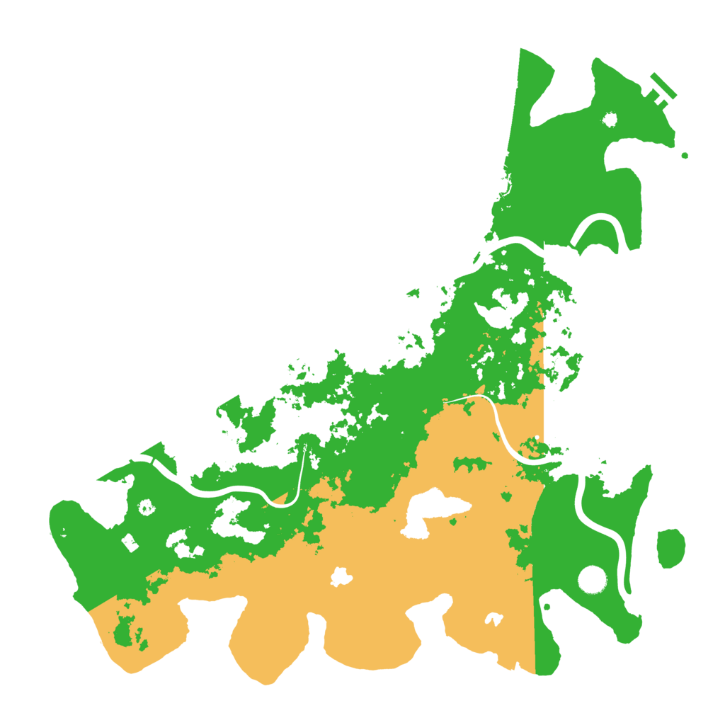 Biome Rust Map: Procedural Map, Size: 4500, Seed: 42167473
