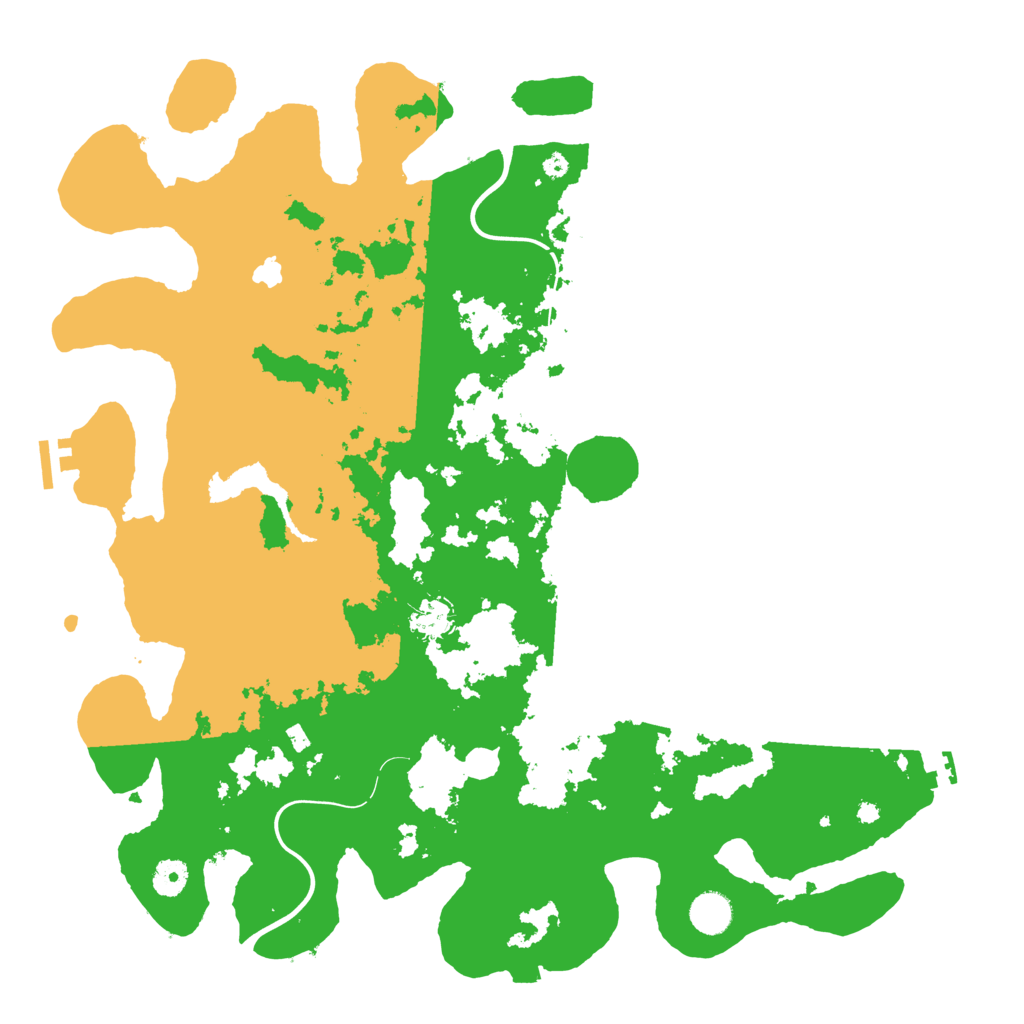 Biome Rust Map: Procedural Map, Size: 4250, Seed: 888654
