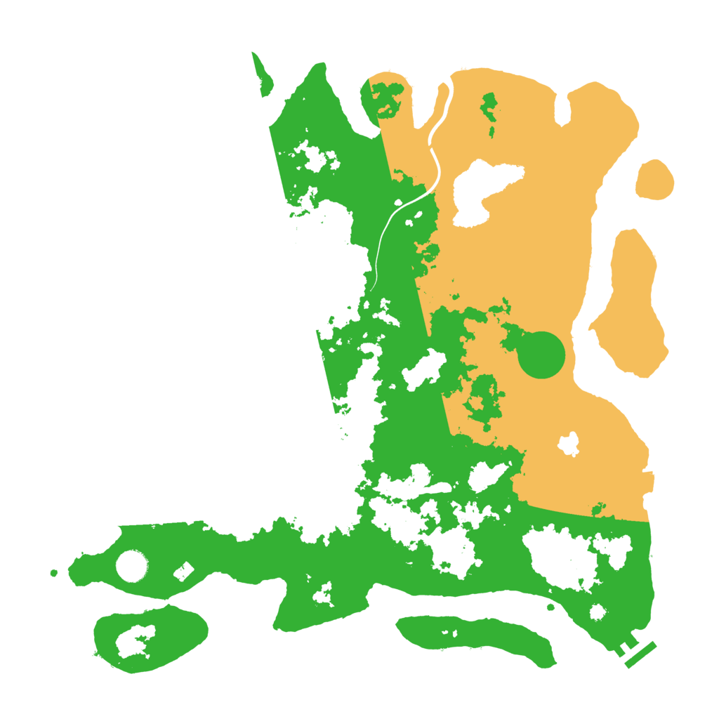 Biome Rust Map: Procedural Map, Size: 4000, Seed: 333215