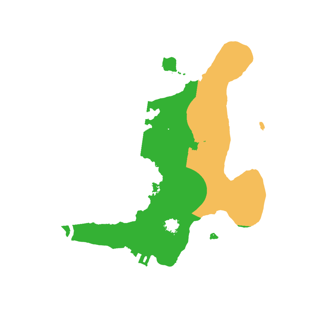 Biome Rust Map: Procedural Map, Size: 2000, Seed: 1981428112