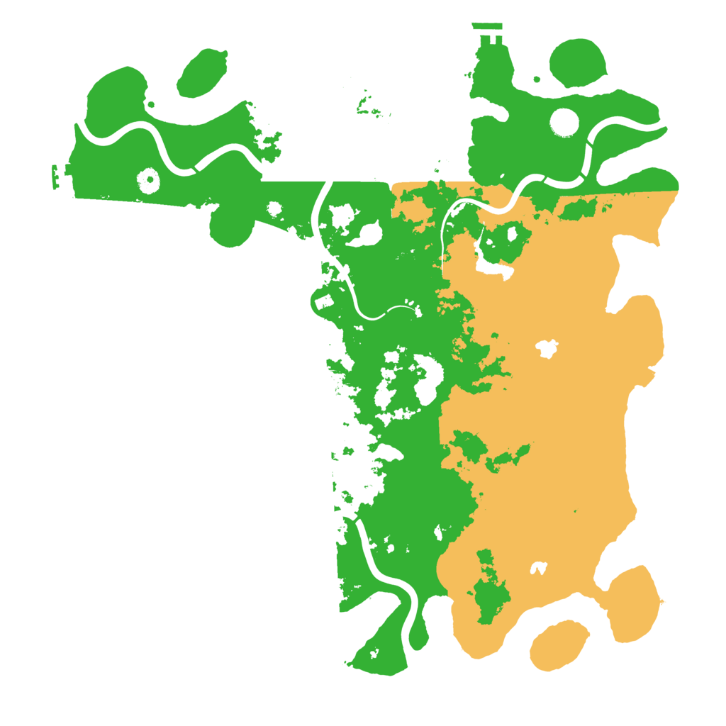 Biome Rust Map: Procedural Map, Size: 4500, Seed: 2912
