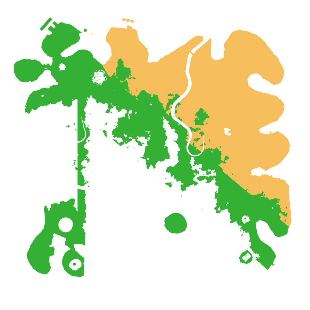 Biome Rust Map: Procedural Map, Size: 4000, Seed: 72363728