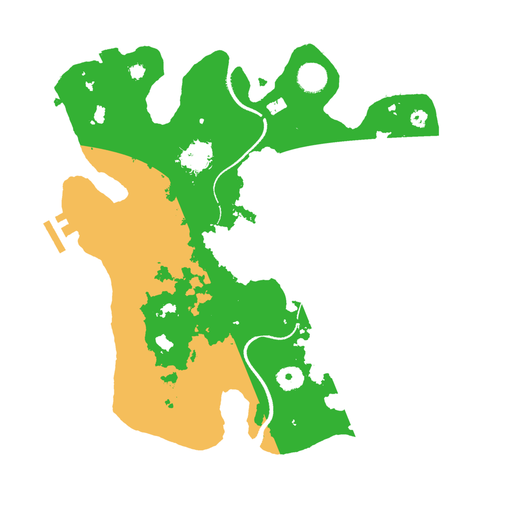 Biome Rust Map: Procedural Map, Size: 3000, Seed: 830643