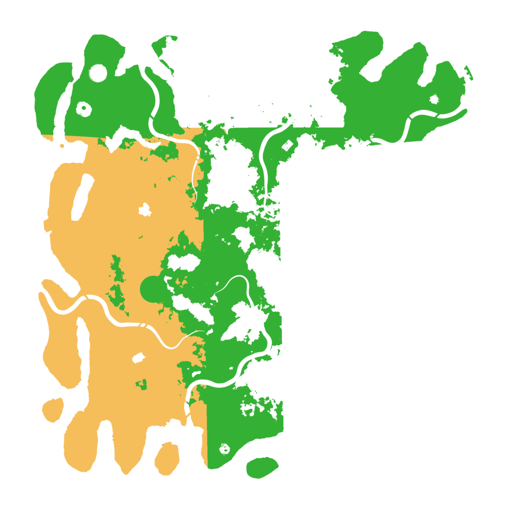 Biome Rust Map: Procedural Map, Size: 5000, Seed: 25678