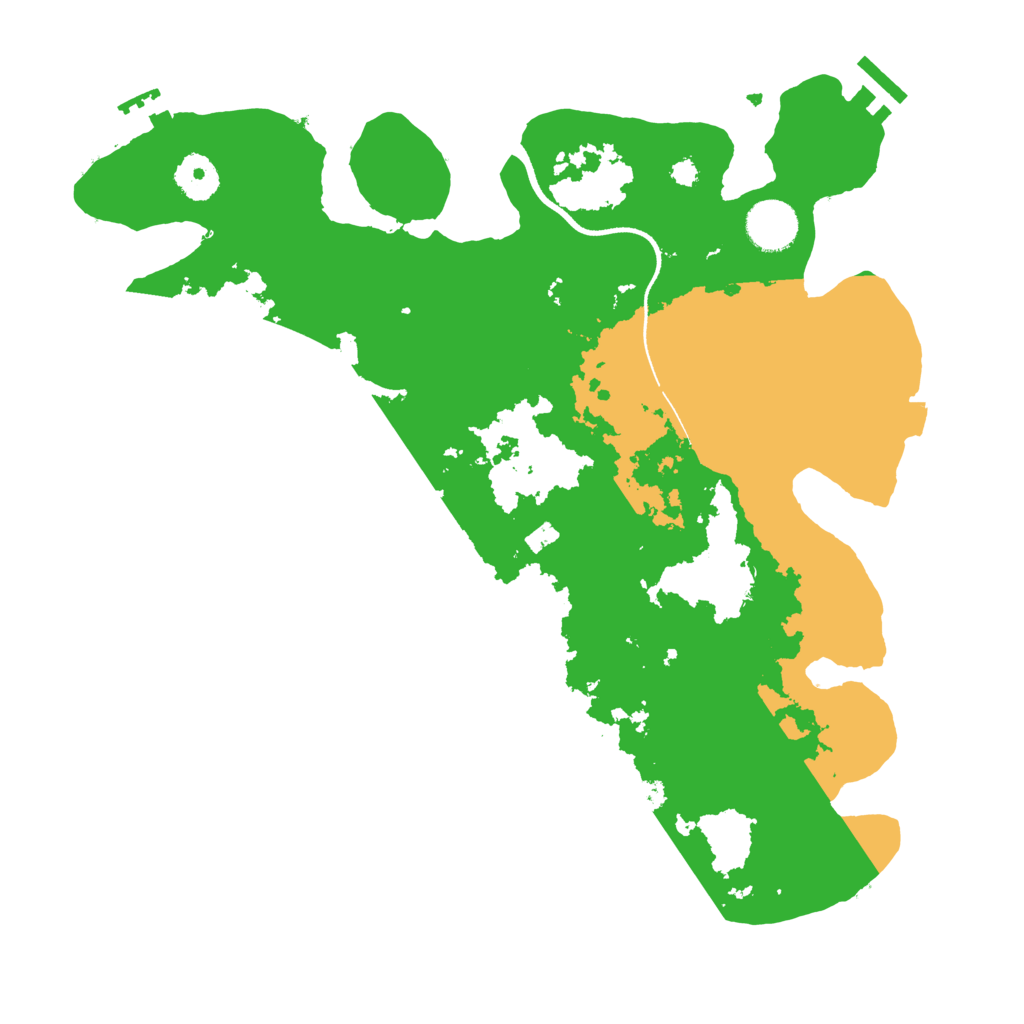 Biome Rust Map: Procedural Map, Size: 3500, Seed: 67212064