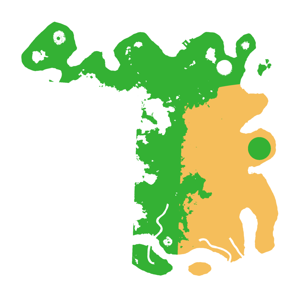 Biome Rust Map: Procedural Map, Size: 3500, Seed: 74580295