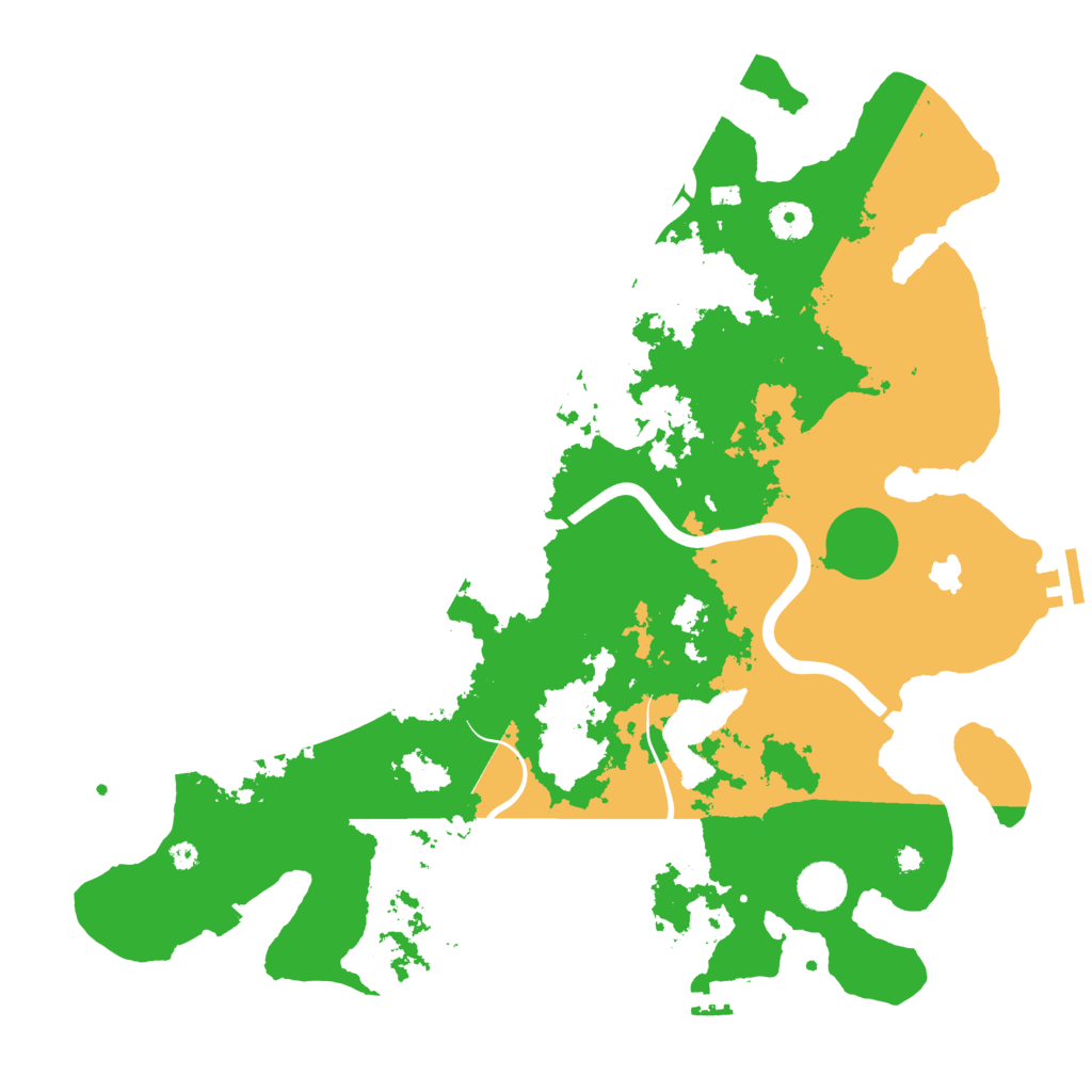 Biome Rust Map: Procedural Map, Size: 4000, Seed: 7642378