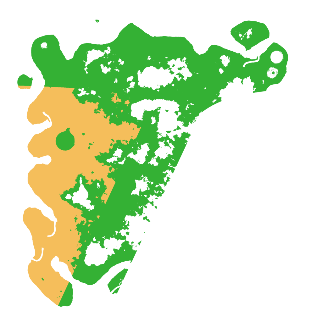 Biome Rust Map: Procedural Map, Size: 4500, Seed: 835785738