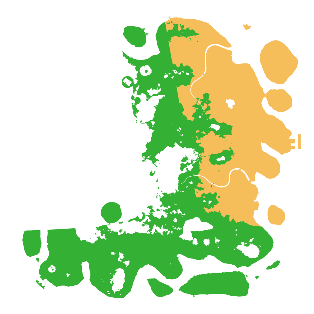 Biome Rust Map: Procedural Map, Size: 4250, Seed: 17612