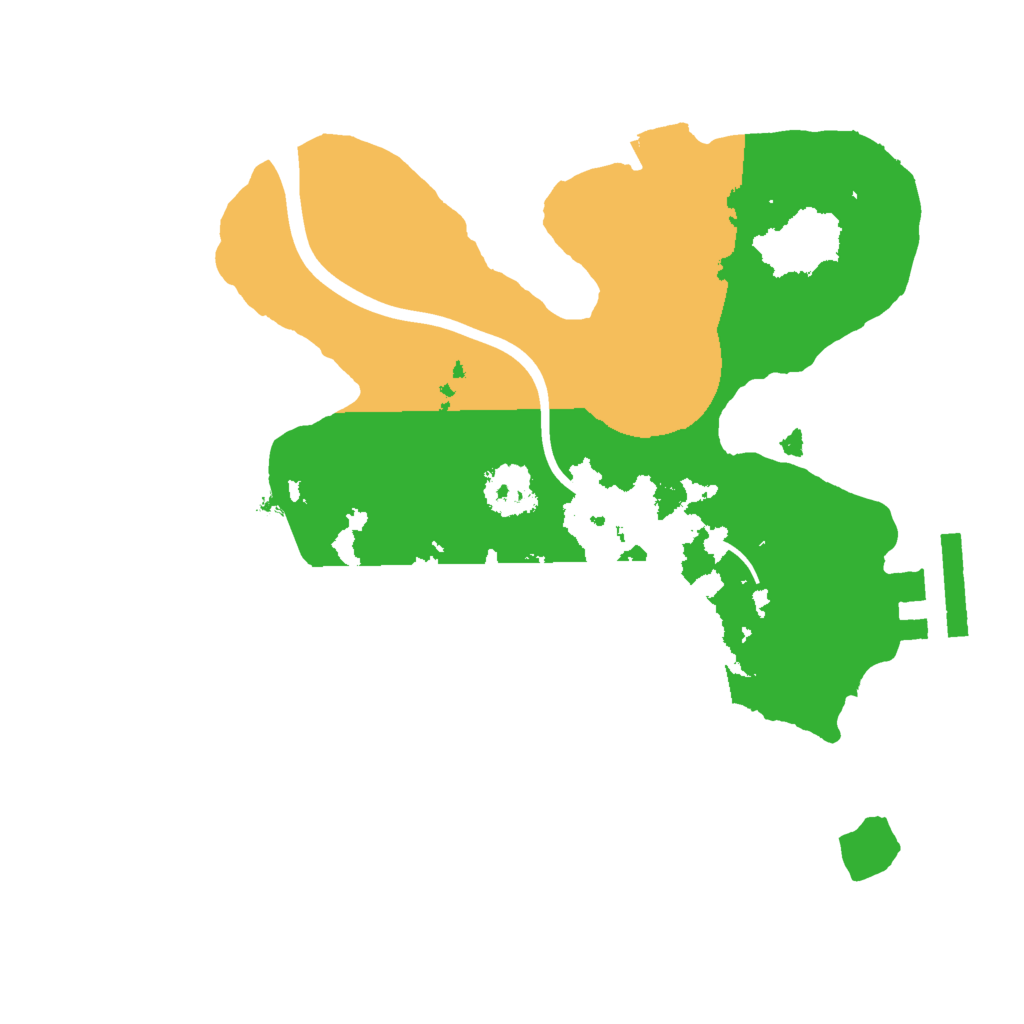 Biome Rust Map: Procedural Map, Size: 2000, Seed: 524999507