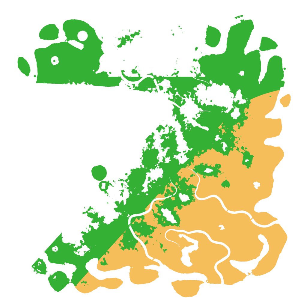 Biome Rust Map: Procedural Map, Size: 5500, Seed: 1234567