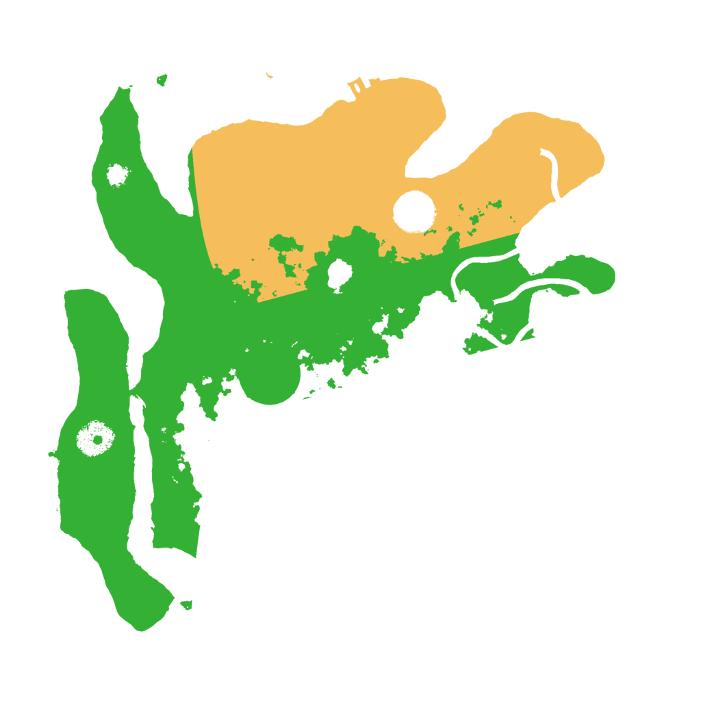 Biome Rust Map: Procedural Map, Size: 3000, Seed: 63096866