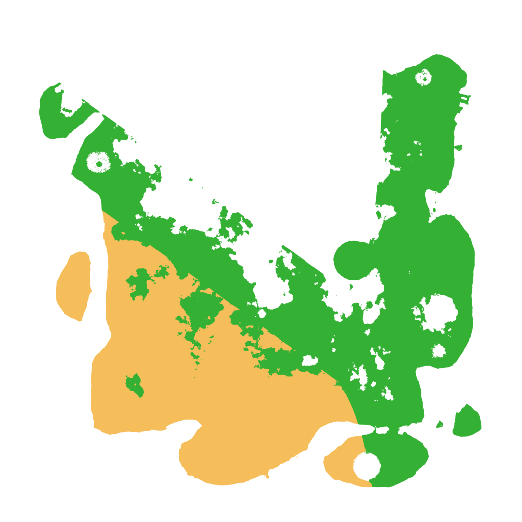 Biome Rust Map: Procedural Map, Size: 3500, Seed: 672295933