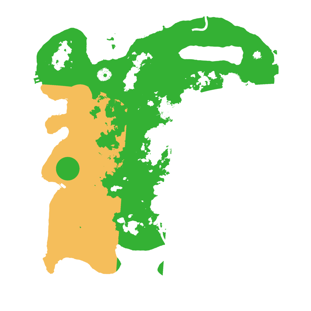 Biome Rust Map: Procedural Map, Size: 3500, Seed: 125002