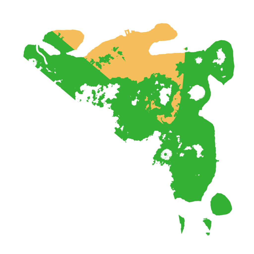 Biome Rust Map: Procedural Map, Size: 3500, Seed: 549