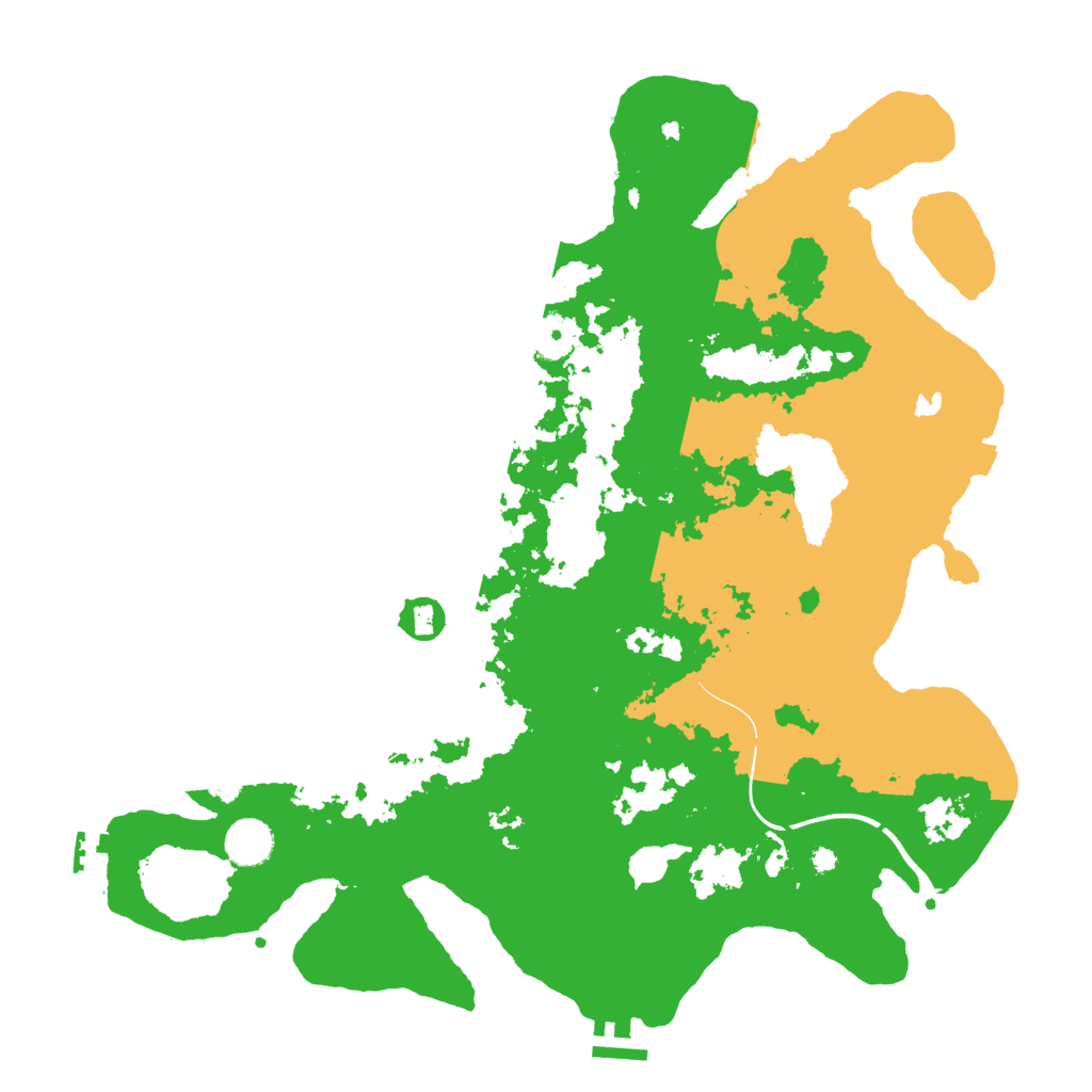 Biome Rust Map: Procedural Map, Size: 4000, Seed: 1009990721