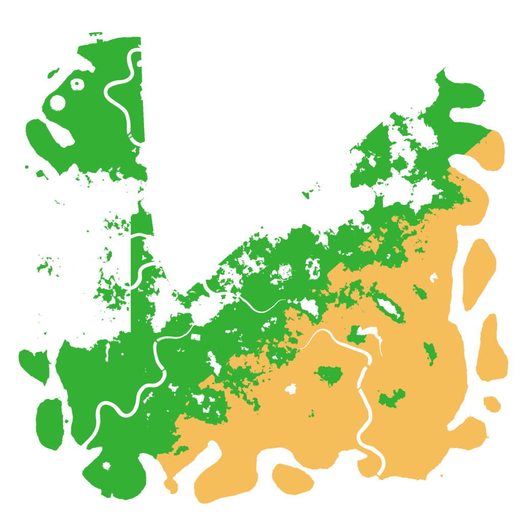 Biome Rust Map: Procedural Map, Size: 6000, Seed: 337104876