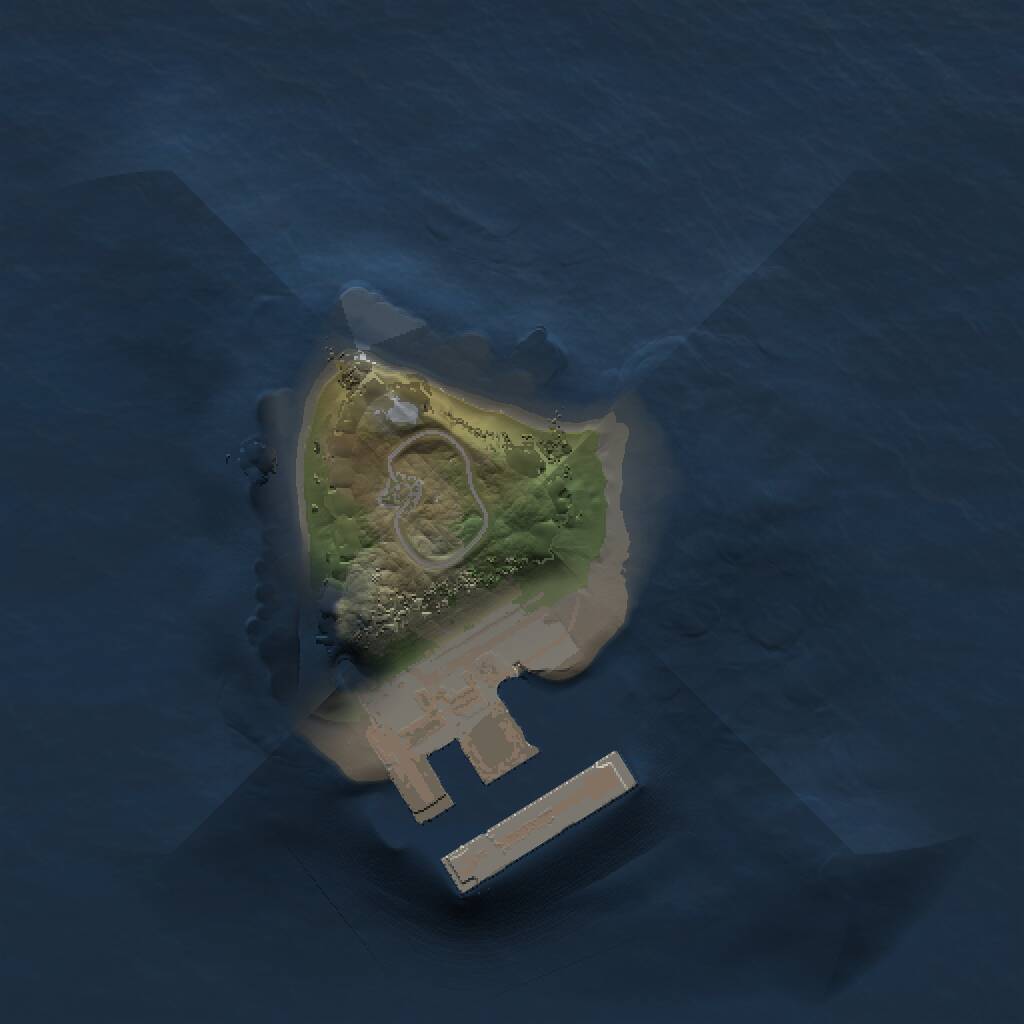 Rust Map: Procedural Map, Size: 1000, Seed: 354748348, 2 Monuments