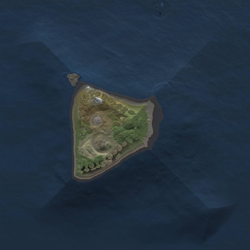 Rust Map: Procedural Map, Size: 1000, Seed: 354748348, 3 Monuments