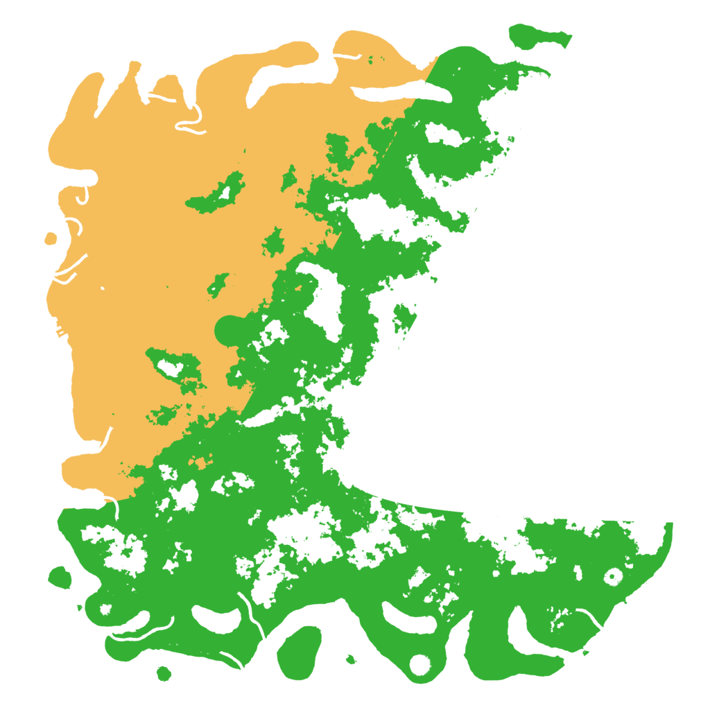 Biome Rust Map: Procedural Map, Size: 6000, Seed: 1249961604