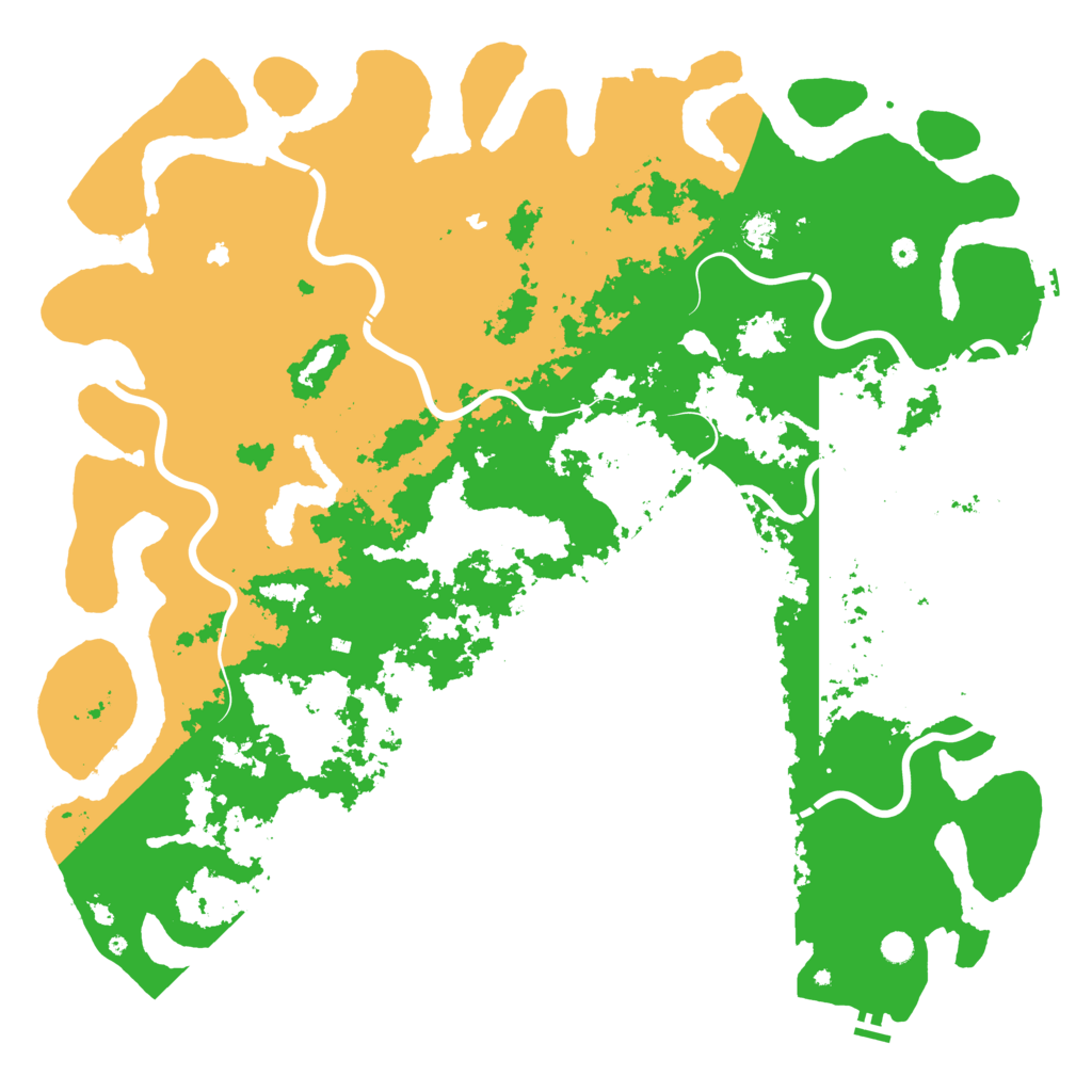 Biome Rust Map: Procedural Map, Size: 6000, Seed: 1219
