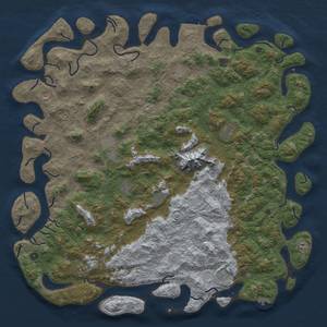 Thumbnail Rust Map: Procedural Map, Size: 6000, Seed: 1219, 20 Monuments