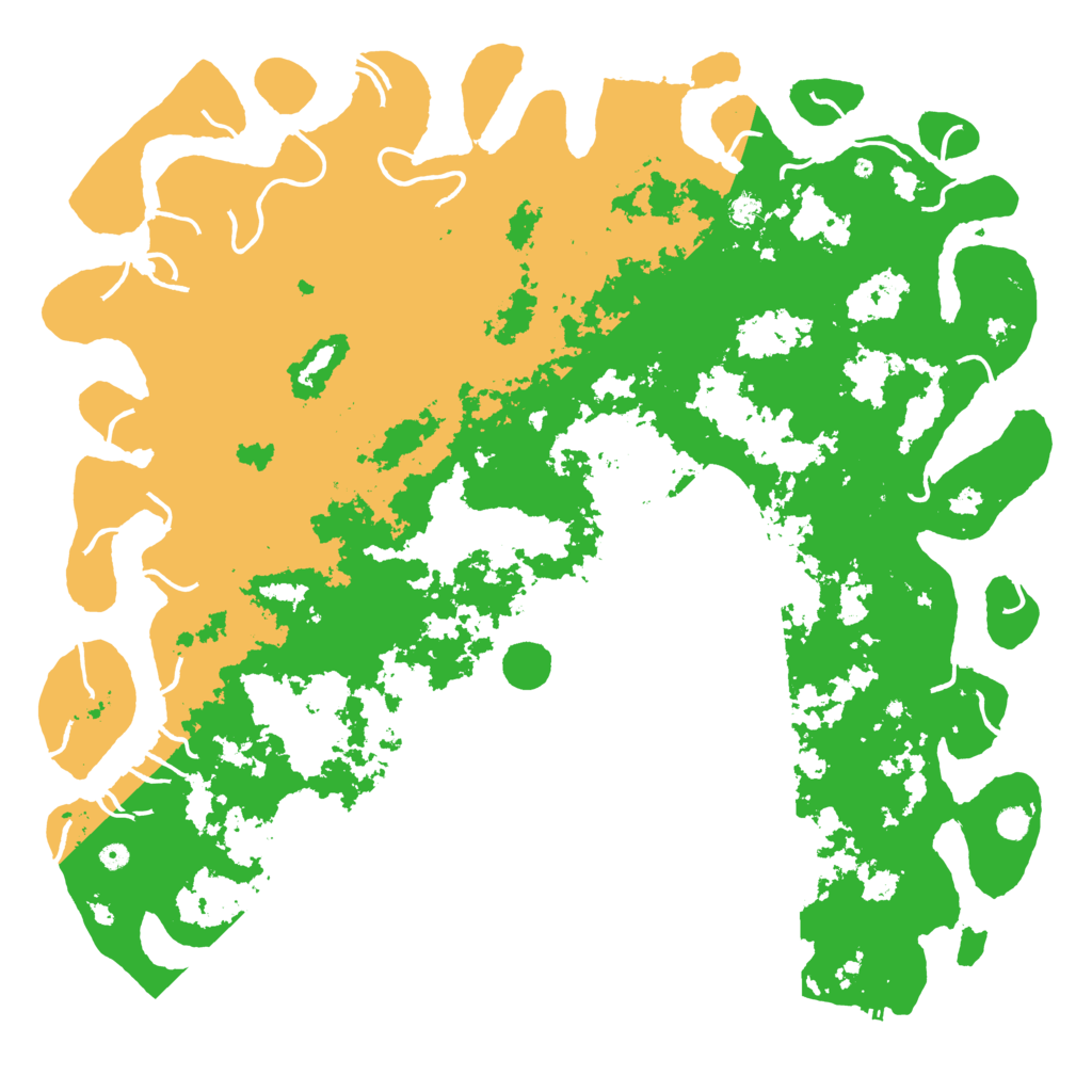 Biome Rust Map: Procedural Map, Size: 6000, Seed: 1219