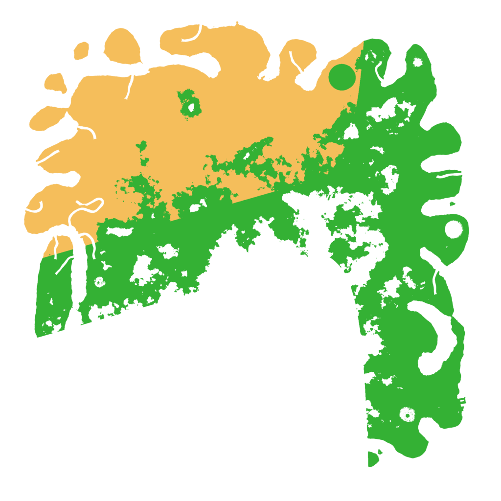 Biome Rust Map: Procedural Map, Size: 5000, Seed: 878646165