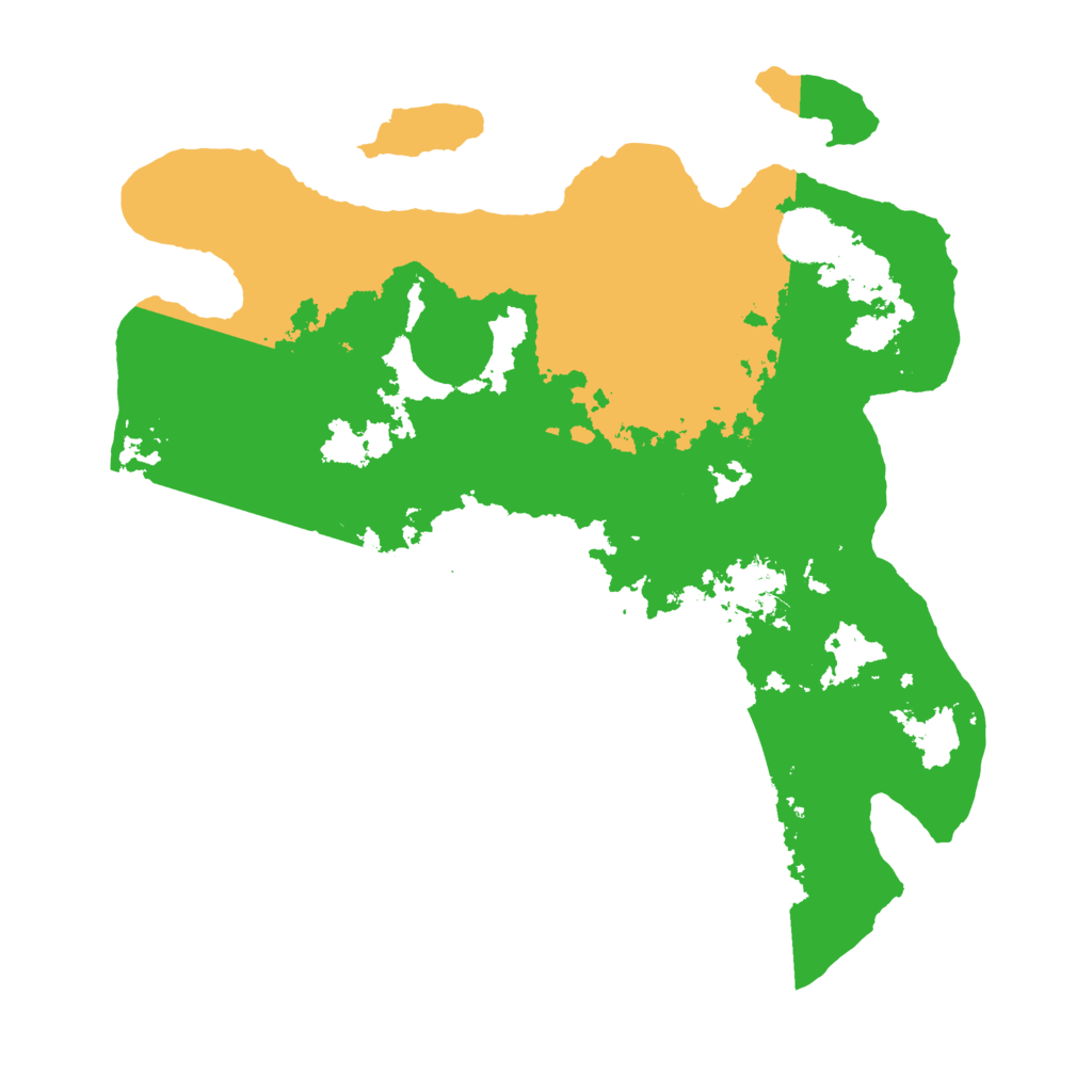 Biome Rust Map: Barren, Size: 3500, Seed: 515914721