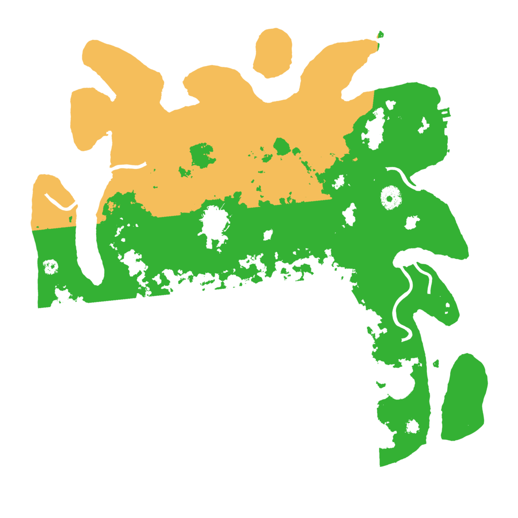 Biome Rust Map: Procedural Map, Size: 3500, Seed: 927286917