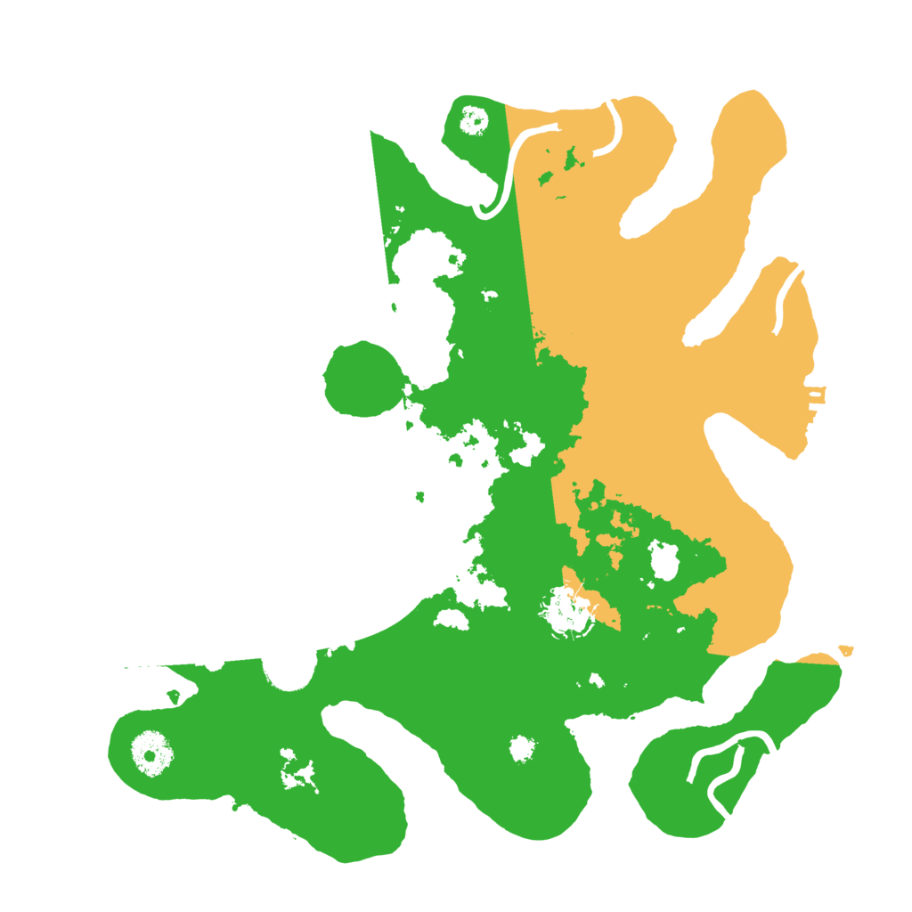 Biome Rust Map: Procedural Map, Size: 3250, Seed: 1986168058